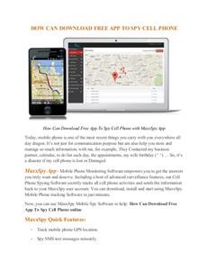How to Install a Spy App on Iphone Without the Phone